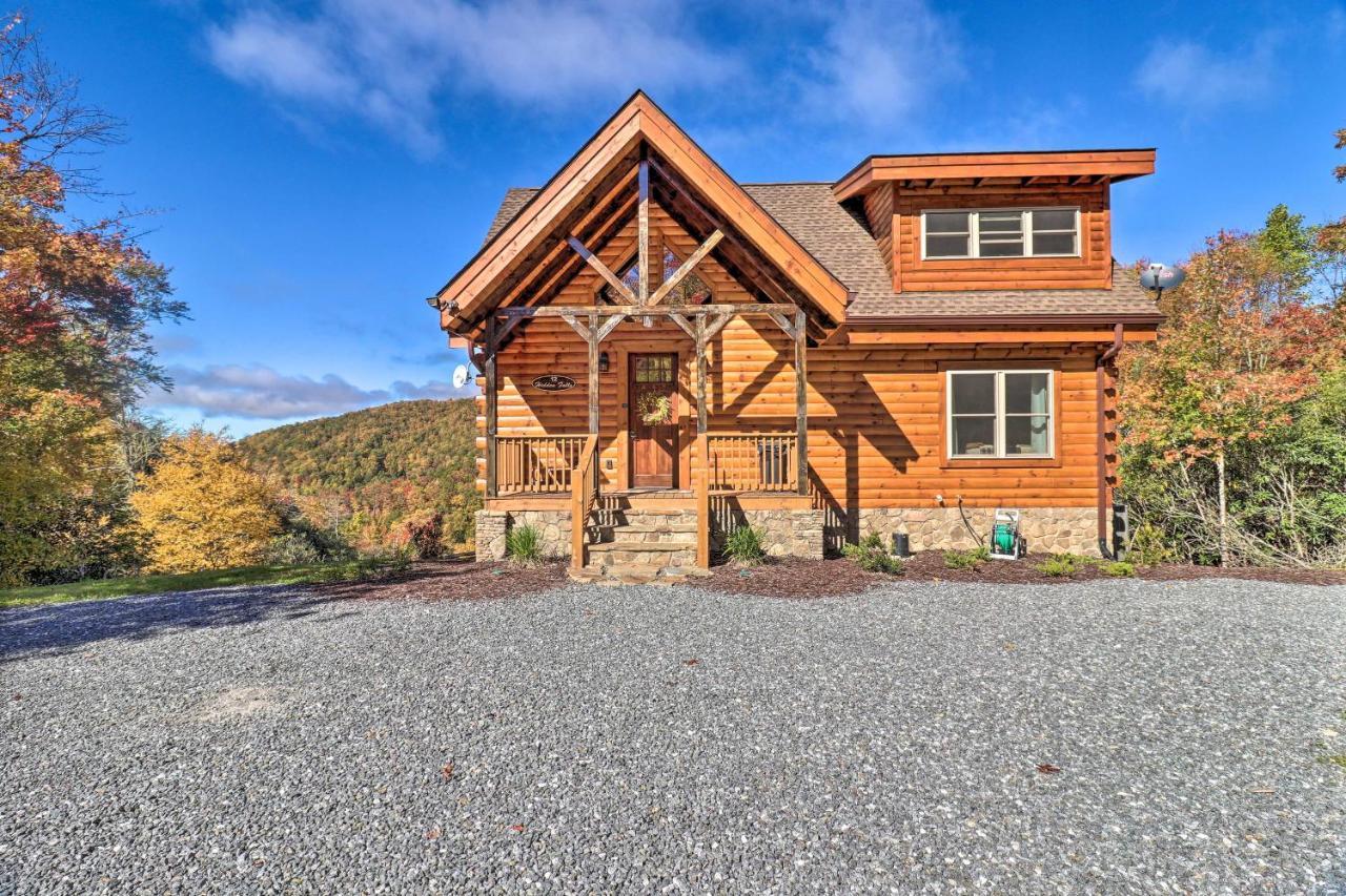 Hilltop Cabin On 5 Acres With Hot Tub And Waterfall! Брайсон-Сити Экстерьер фото