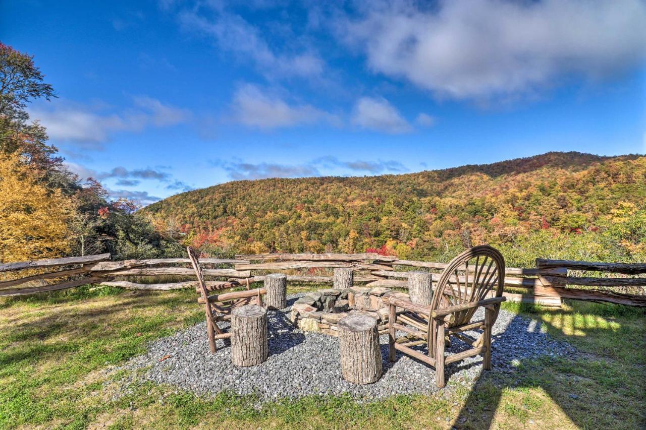 Hilltop Cabin On 5 Acres With Hot Tub And Waterfall! Брайсон-Сити Экстерьер фото